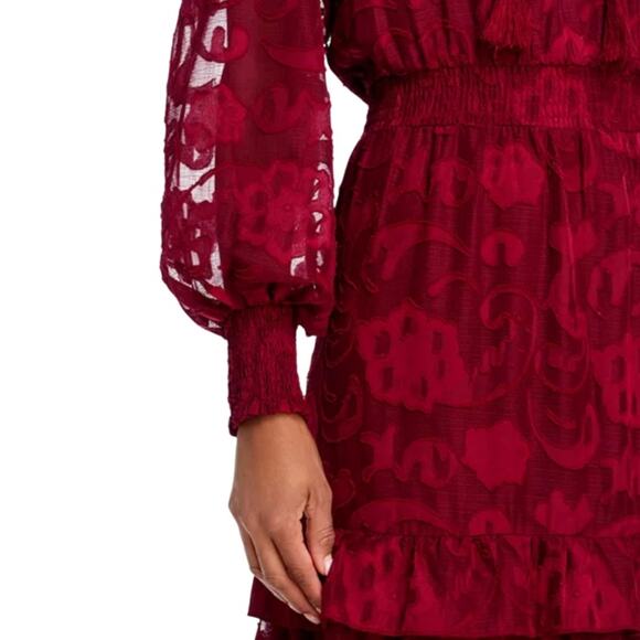 AQUA Lace Tiered Dress Size XS - Picture 9 of 13